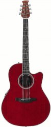 APPLAUSE AB24II-2S Balladeer Cutaway Ruby Red Satin