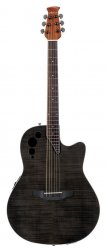 APPLAUSE AE44IIP-TBKF Elite Mid Cutaway Trans Black Flame