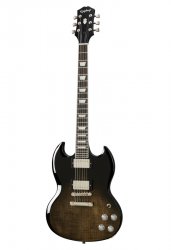 Epiphone SG Modern Figured TBF Trans Black Fade