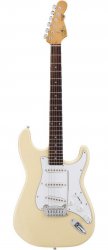 G&L Tribute S-500 Vintage White Jatoba