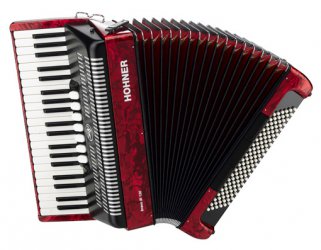 Hohner BRAVO III 120 Red