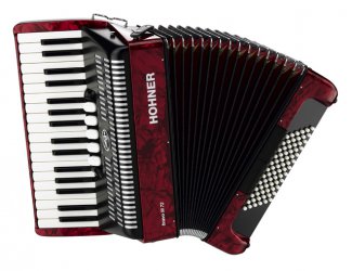 Hohner BRAVO III 72 RED