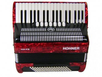 Hohner BRAVO III 96 Red