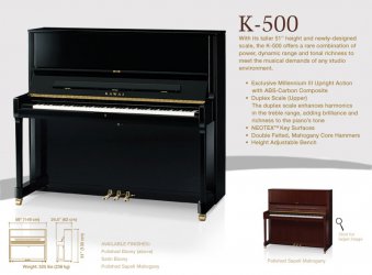 Kawai K500 M/PEP