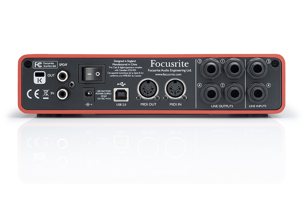 Звуковая карта focusrite scarlett 6i6