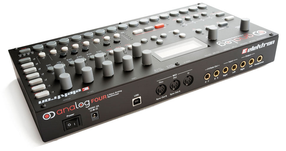 Sound filters 1.20 1. Elektron analog four. аналоговый грувбокс синтезатор. analog four top. sound filters.